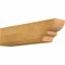 Ekena Millwork Ridgewood Rough Sawn Rafter Tail, Western Red Cedar, 6"W x 8"H x 32"L RFT06X08X32RID00RWR - alternate 1